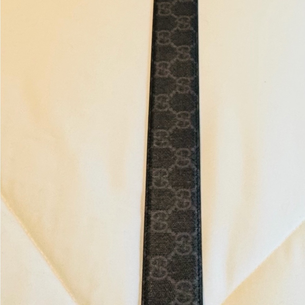 Gucci Black Men's Belt with Interlocking “GG” Buckle - Picture 6 of 6